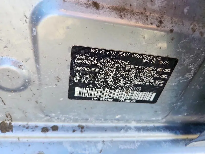 2015 SUBARU XV CROSSTREK 2.0 PREMIUM  