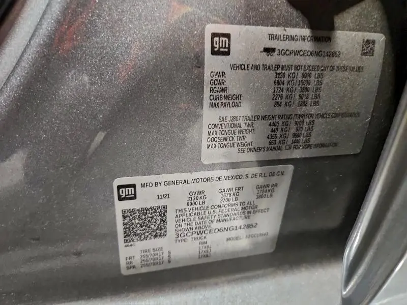 2022 CHEVROLET SILVERADO LTD C1500 LT  