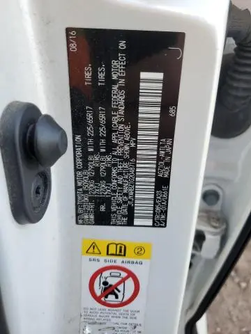 2016 LEXUS NX 200T BASE  