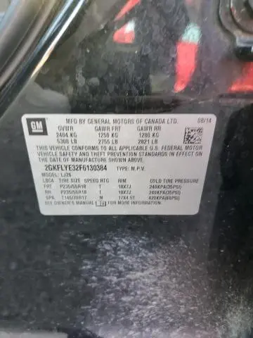 2015 GMC TERRAIN SLT  