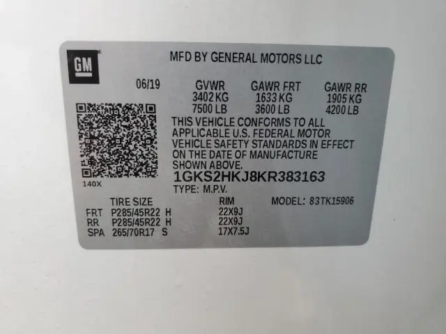 2019 GMC YUKON XL DENALI  