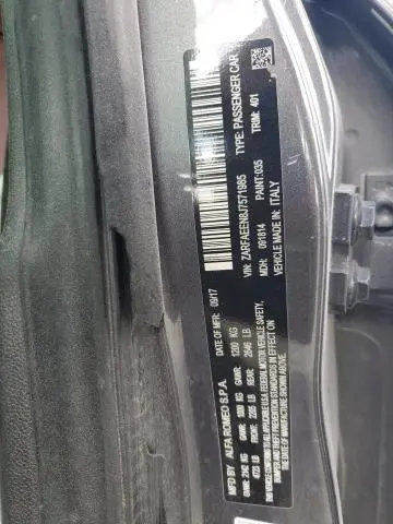 2018 ALFA ROMEO GIULIA TI Q4  