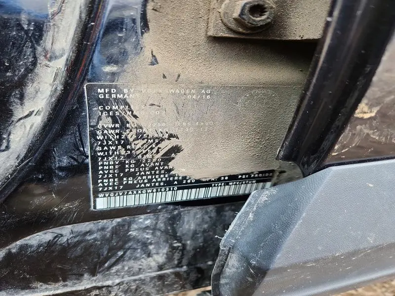 2016 VOLKSWAGEN TIGUAN COMFORTLINE  