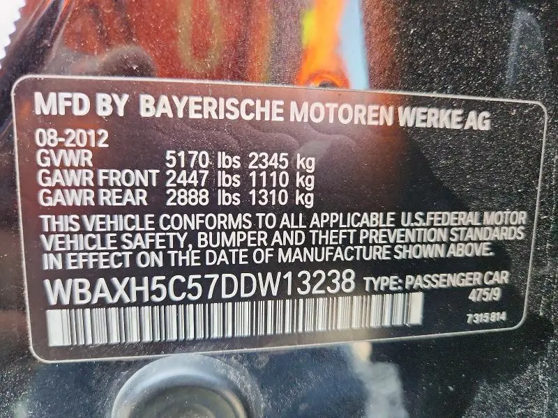 2013 BMW 528 XI  