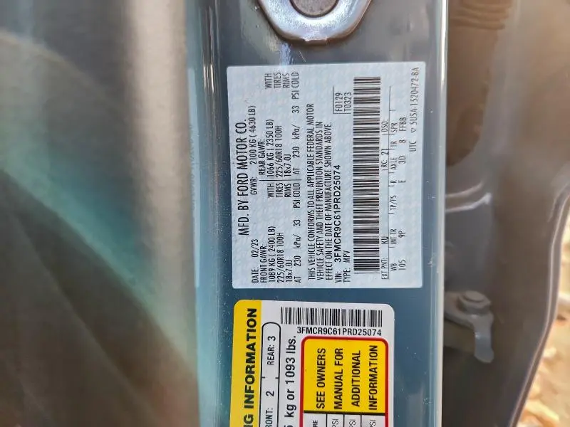 2023 FORD BRONCO SPORT OUTER BANKS  