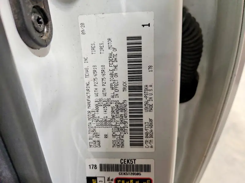 2021 TOYOTA TUNDRA SR5  