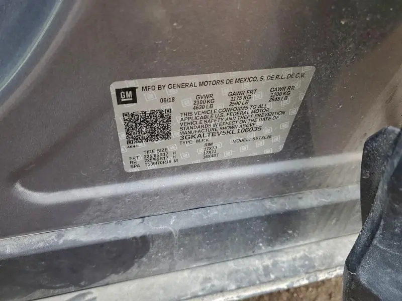 2019 GMC TERRAIN SLE  