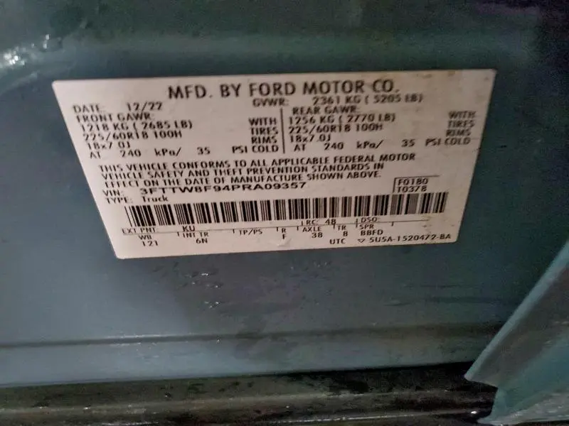 2023 FORD MAVERICK XL  