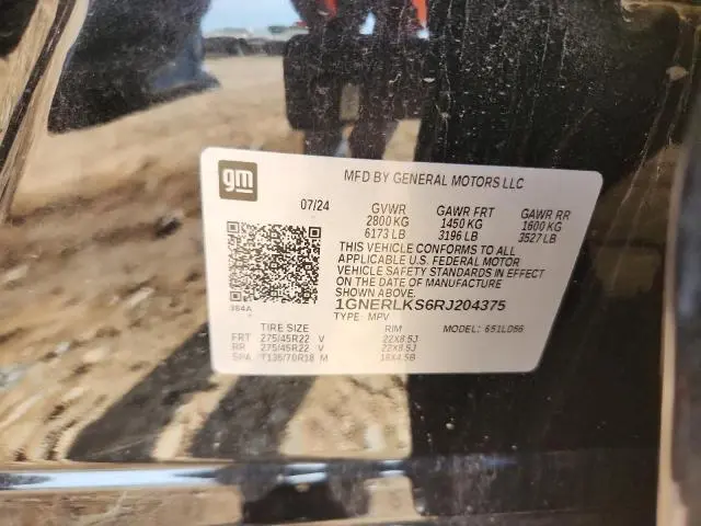 2024 CHEVROLET TRAVERSE RS  