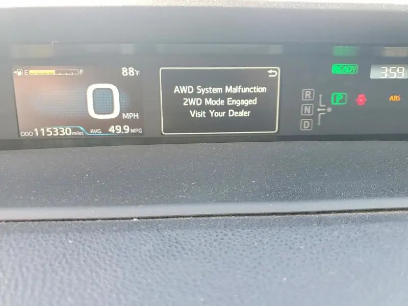 2019 TOYOTA PRIUS XLE AWD-E  