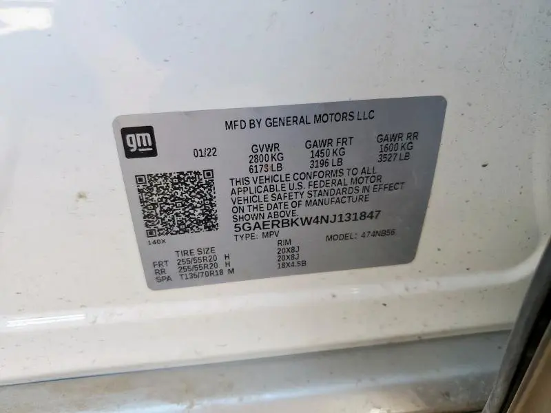 2022 BUICK ENCLAVE ESSENCE  