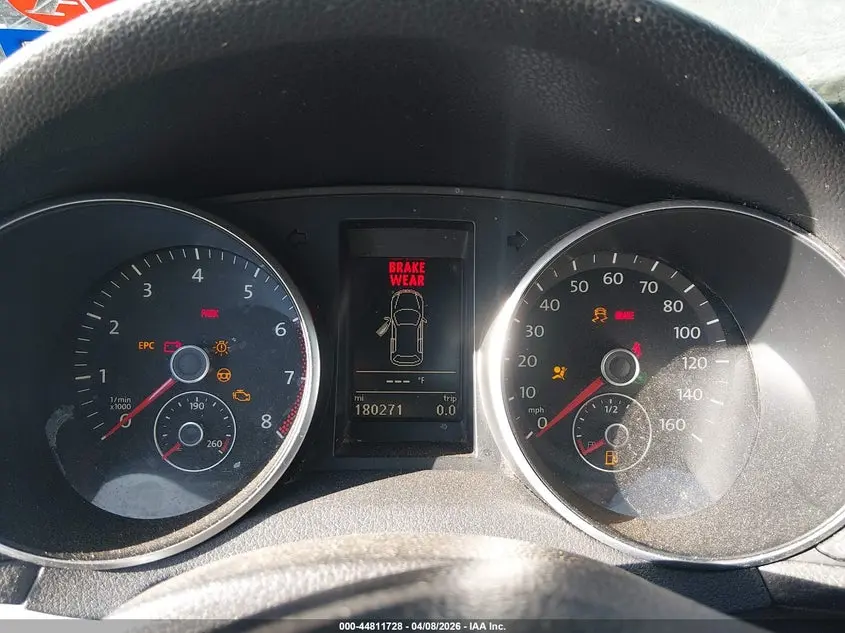 2013 VOLKSWAGEN GOLF 2.5L 4-DOOR