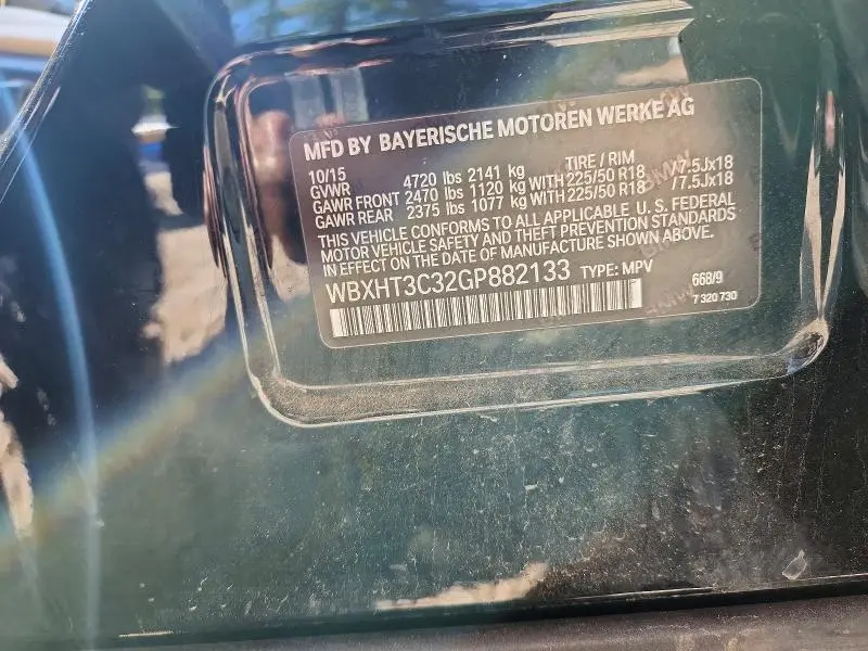 2016 BMW X1 XDRIVE28I  