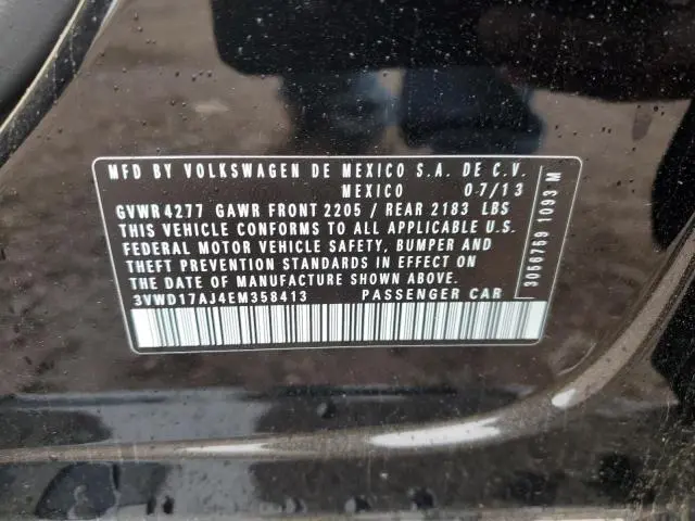 2014 VOLKSWAGEN JETTA SE  