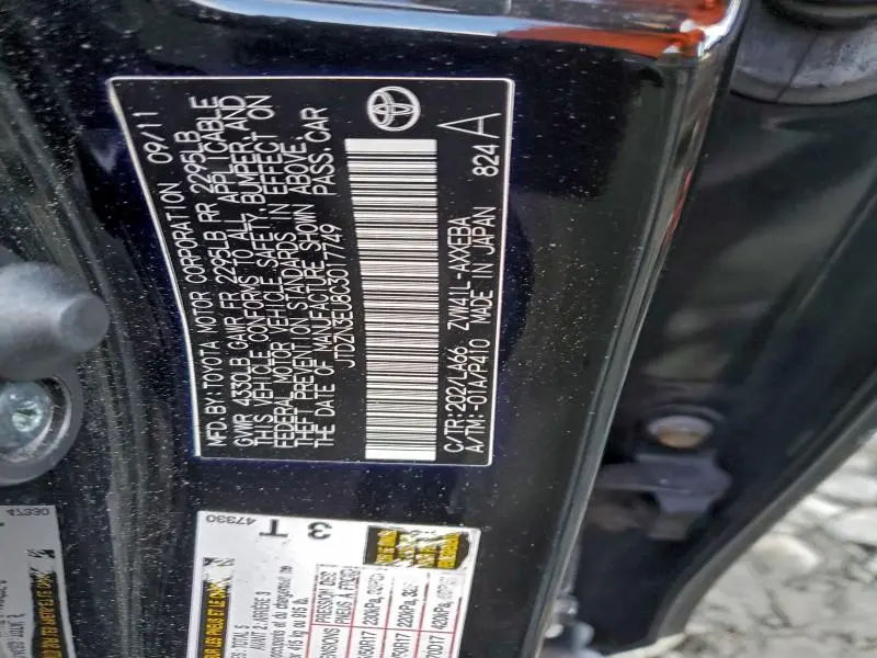 2012 TOYOTA PRIUS V   