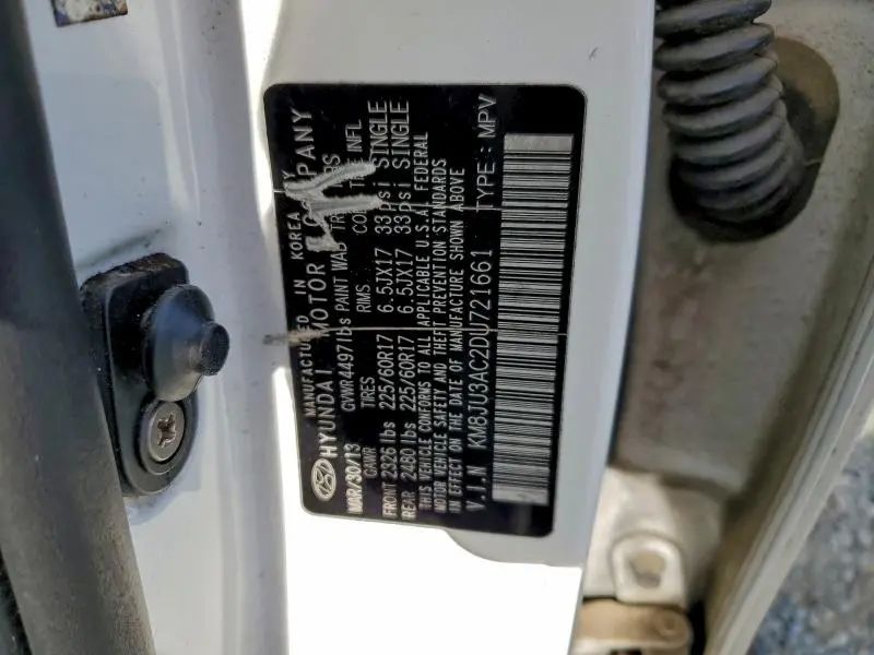 2013 HYUNDAI TUCSON GLS  