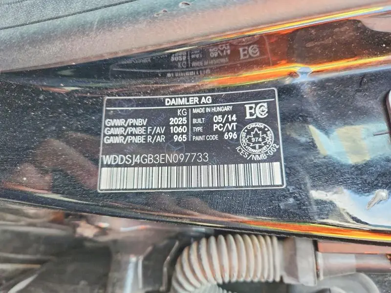 2014 MERCEDES-BENZ CLA 250 4MATIC  