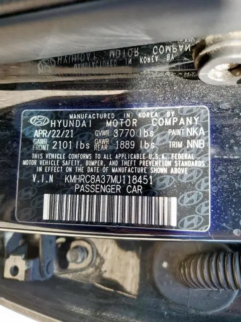 2021 HYUNDAI VENUE SEL  