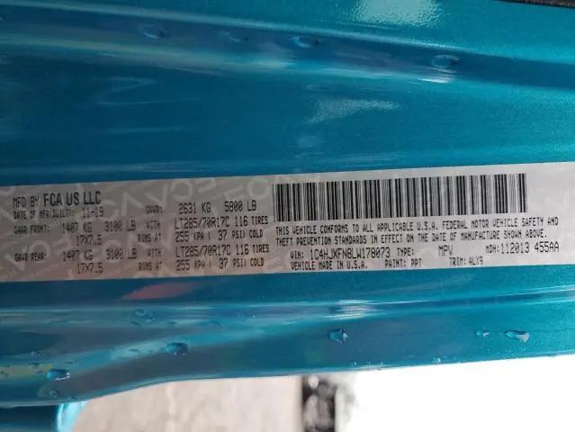 2020 JEEP WRANGLER UNLIMITED RUBICON  