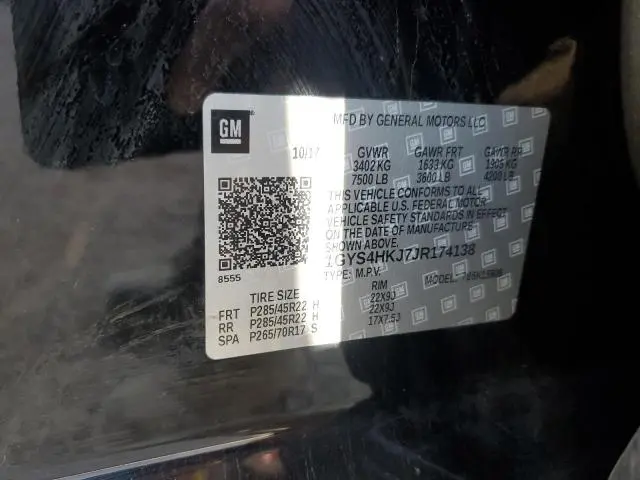 2018 CADILLAC ESCALADE ESV LUXURY  