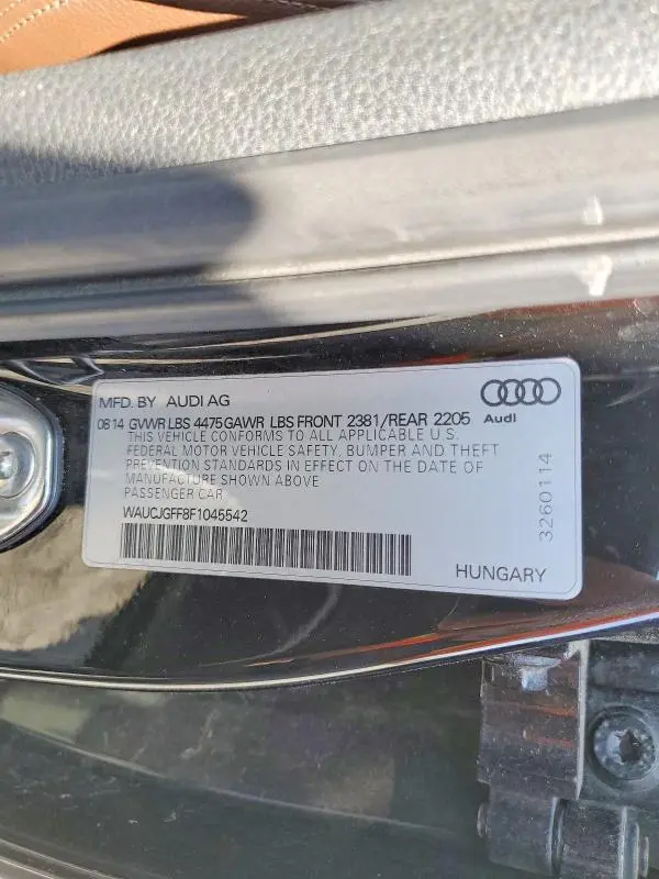 2015 AUDI A3 PREMIUM PLUS  