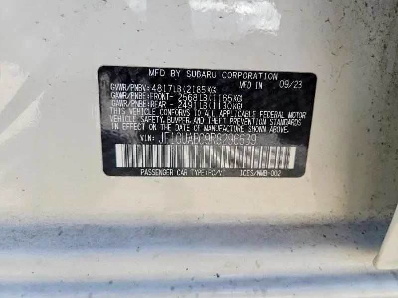 2024 SUBARU IMPREZA   