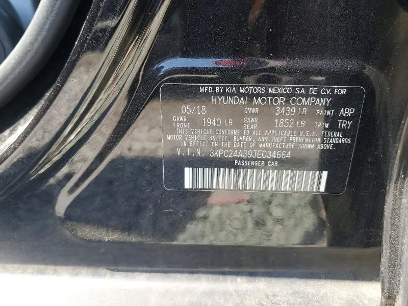2018 HYUNDAI ACCENT SE  