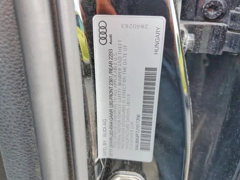 2018 AUDI A3 PREMIUM  