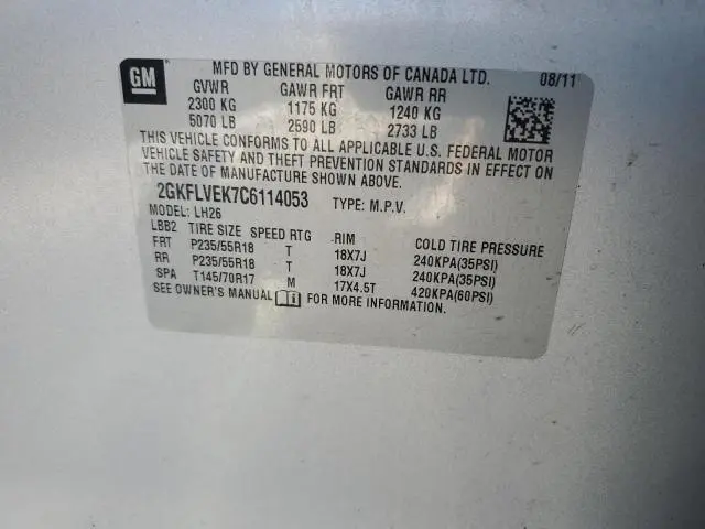2012 GMC TERRAIN SLT  