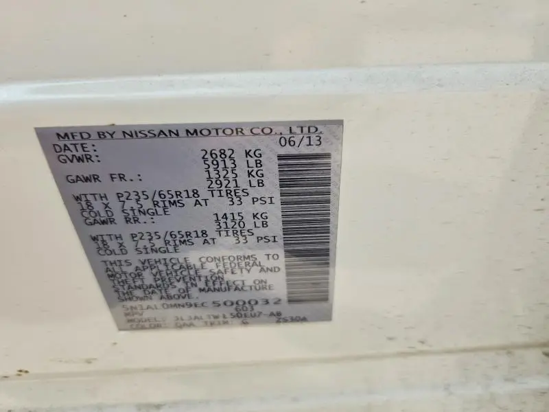 2014 INFINITI QX60 BASE  