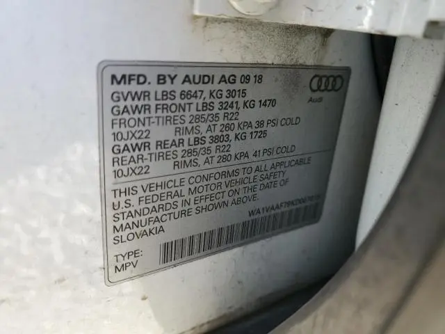 2019 AUDI Q7 PRESTIGE  
