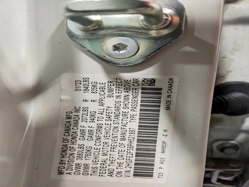 2023 HONDA CIVIC SPORT  