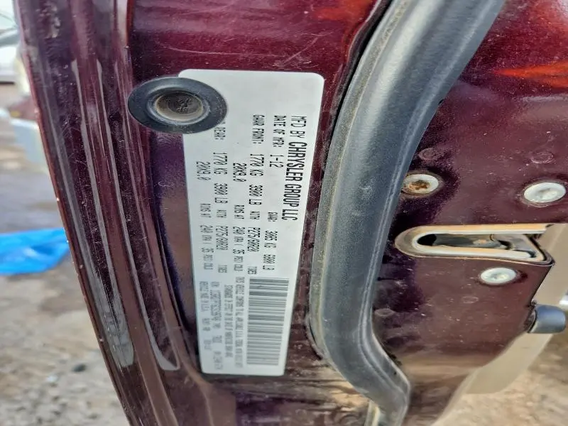 2012 DODGE RAM 1500 LONGHORN  