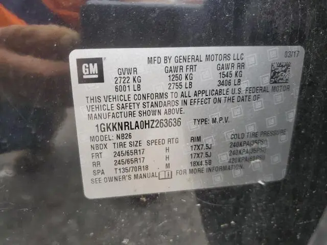 2017 GMC ACADIA SLE  