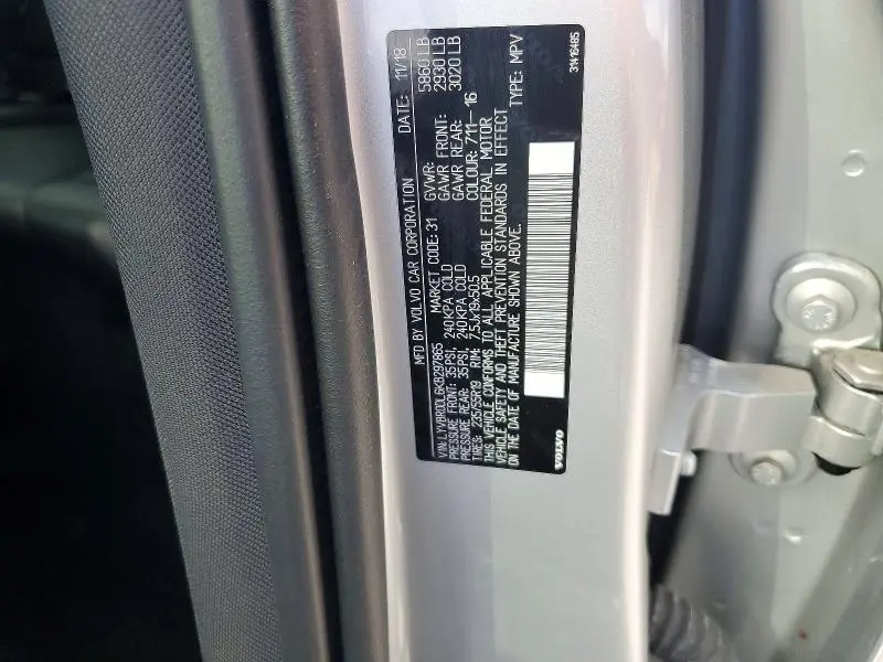 2019 VOLVO XC60 T8 INSCRIPTION  