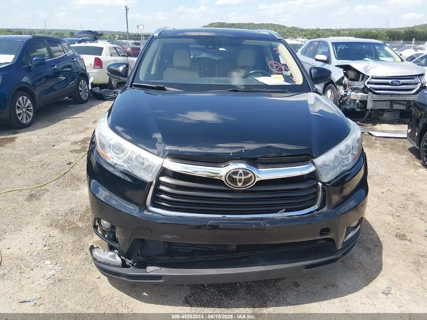 2015 TOYOTA HIGHLANDER LIMITED PLATINUM V6