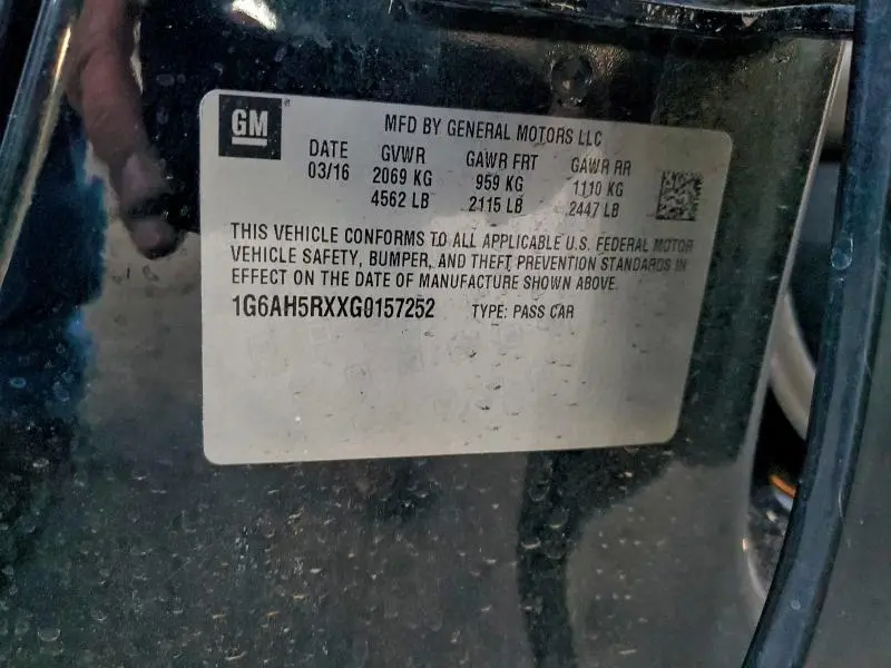 2016 CADILLAC ATS LUXURY  