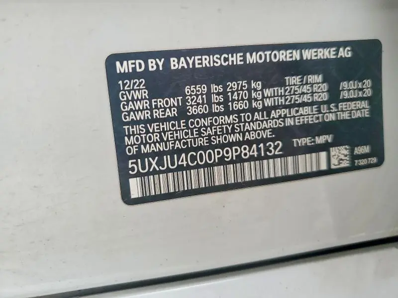 2023 BMW X5 M50I  