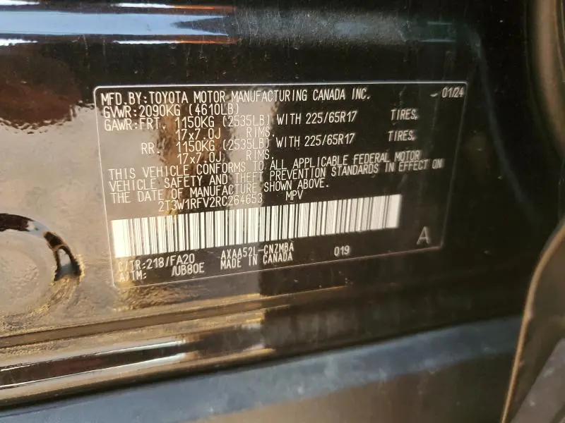 2024 TOYOTA RAV4 XLE  