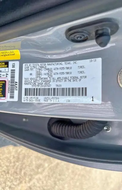 2019 TOYOTA TUNDRA CREWMAX SR5  