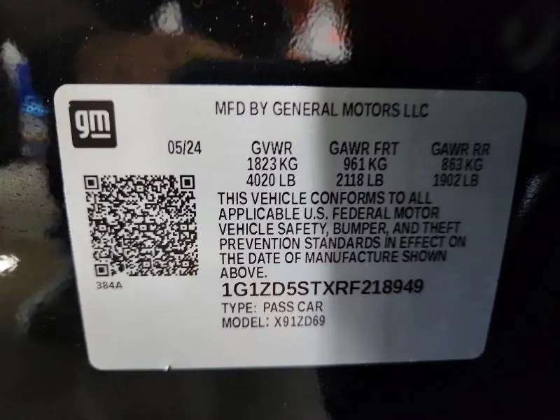 2024 CHEVROLET MALIBU LT  
