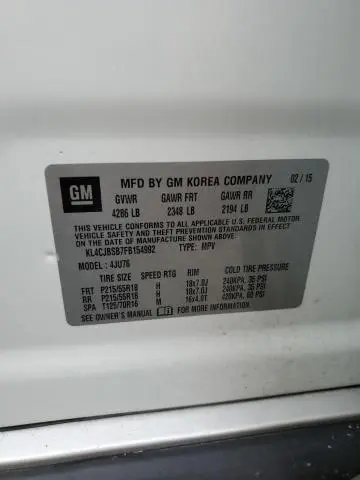 2015 BUICK ENCORE CONVENIENCE  
