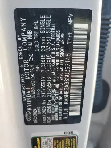 2025 HYUNDAI KONA SEL  