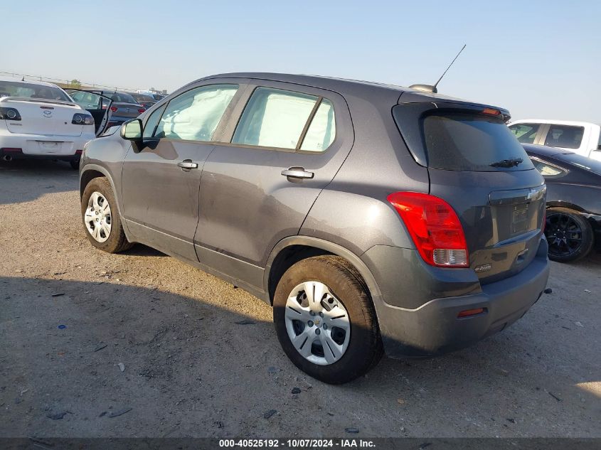 2016 CHEVROLET TRAX 1LS