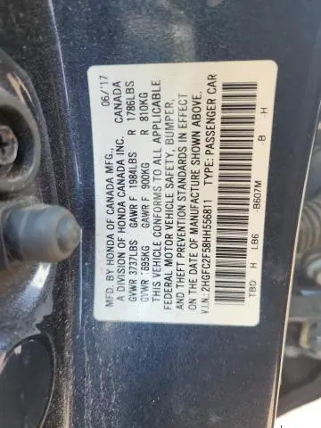 2017 HONDA CIVIC LX  