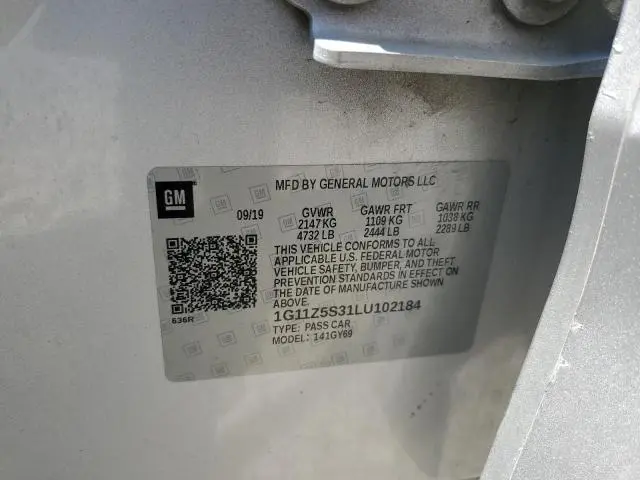 2020 CHEVROLET IMPALA LT