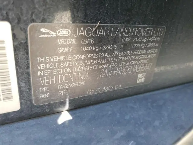 2017 JAGUAR XE   