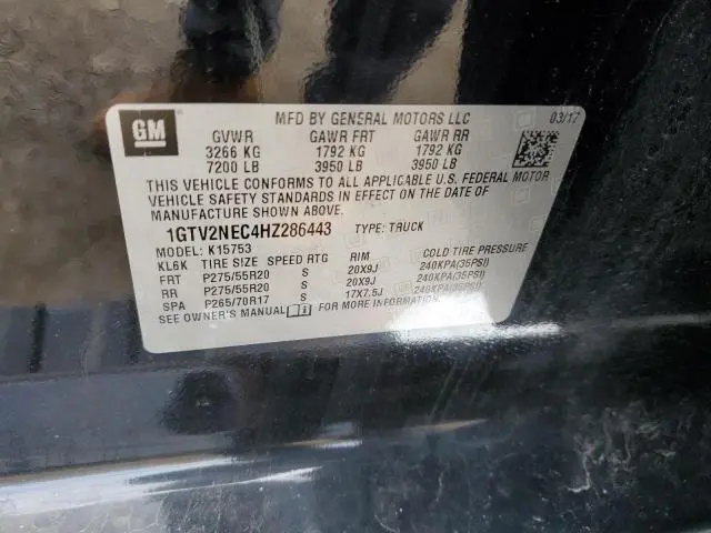 2017 GMC SIERRA K1500 SLT  