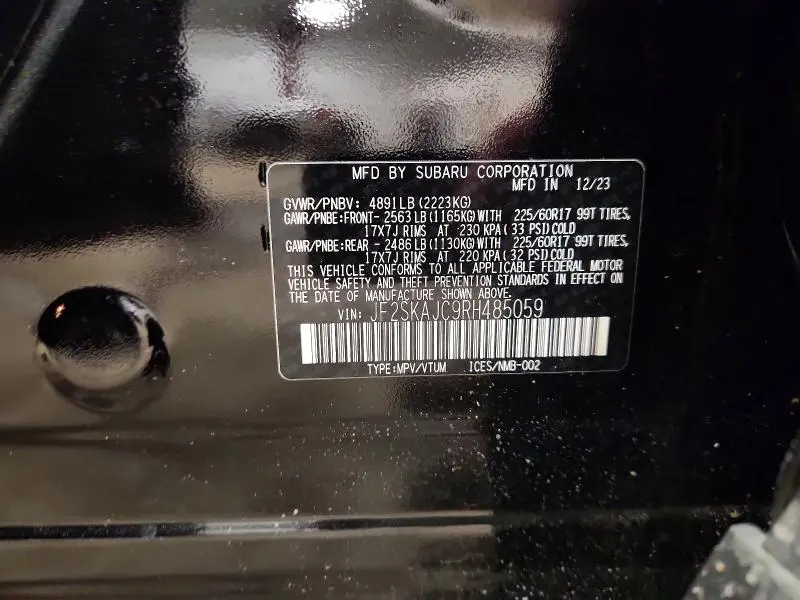 2024 SUBARU FORESTER WILDERNESS  