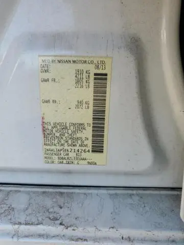 2014 NISSAN ALTIMA 2.5  